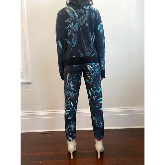 Rta Emma Tropical Print cashmere Sweater. Medium - Picture 7 of 9